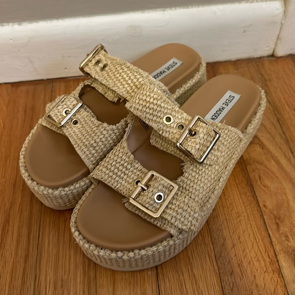 Steve Madden sandals! Worn one time!